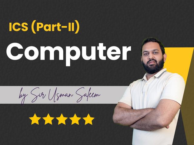 Computer with Sir Usman Saleem
