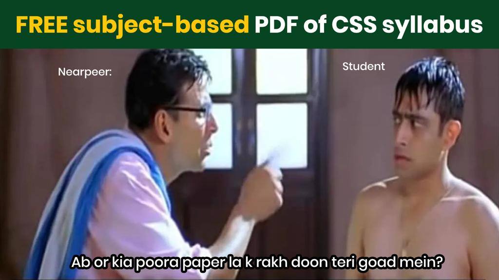 FPSC CSS Syllabus | Free PDF Download